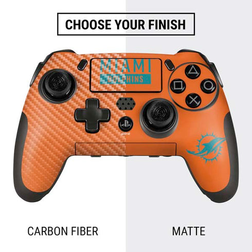 NFL Miami Dolphins Orange Performance Series PlayStation Scuf Vantage 2 Controller Skin